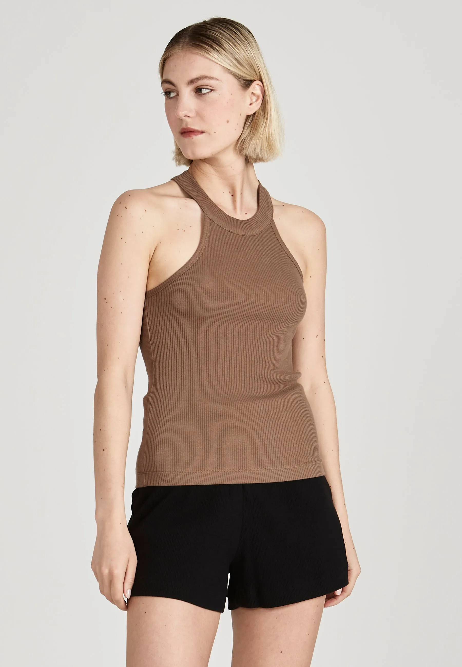 Top OPHELIA organic cotton - Muddy Brown Givn Berlin