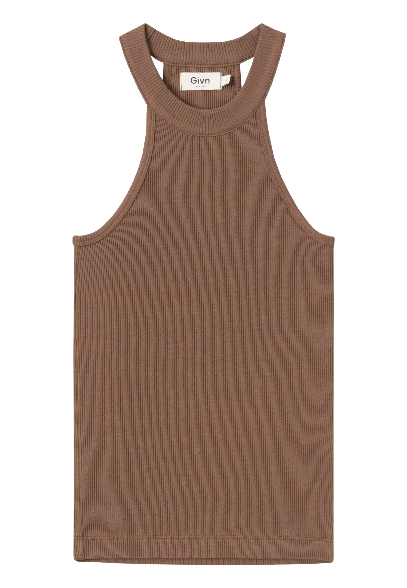 Top OPHELIA organic cotton - Muddy Brown Givn Berlin
