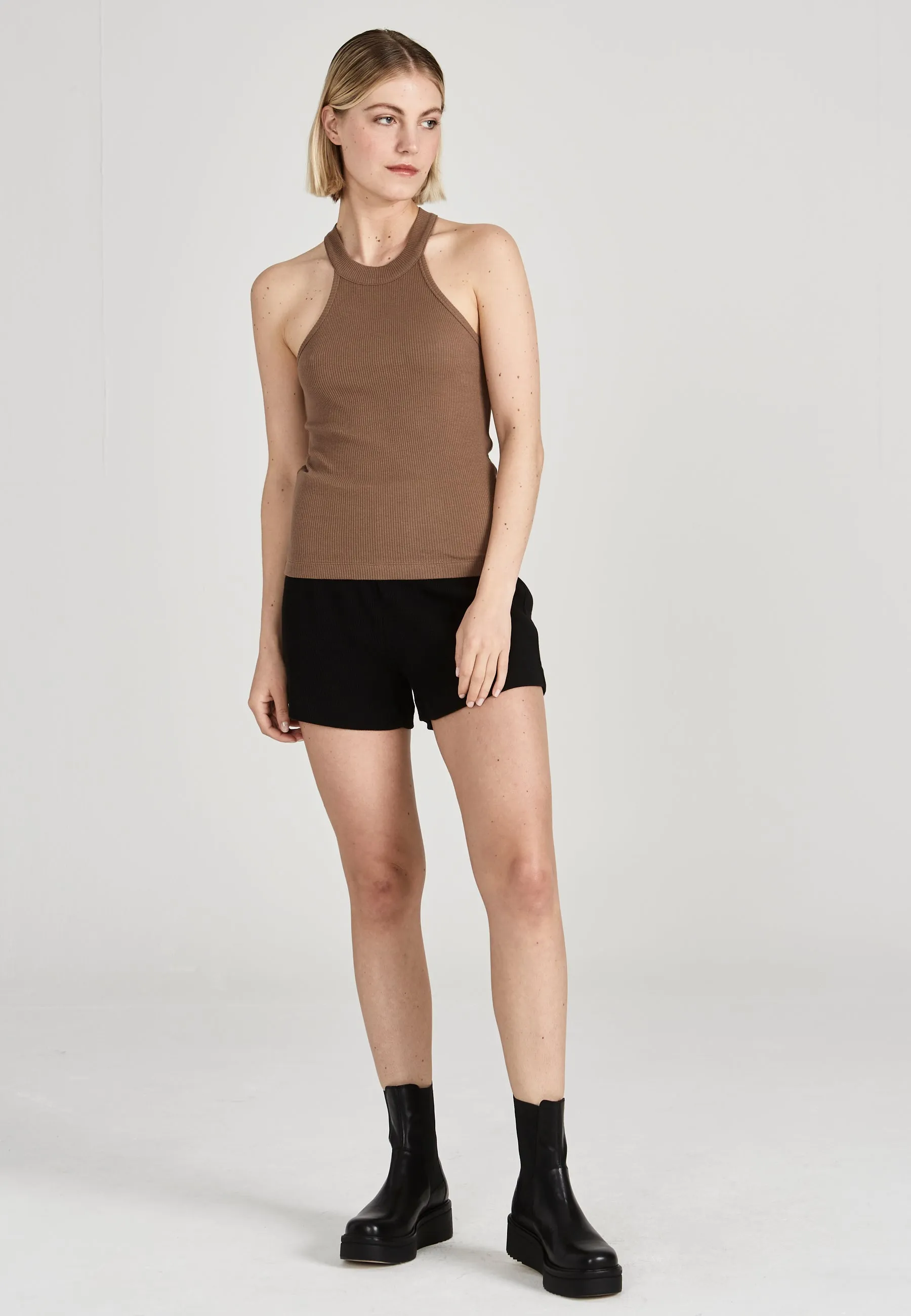 Top OPHELIA organic cotton - Muddy Brown Givn Berlin