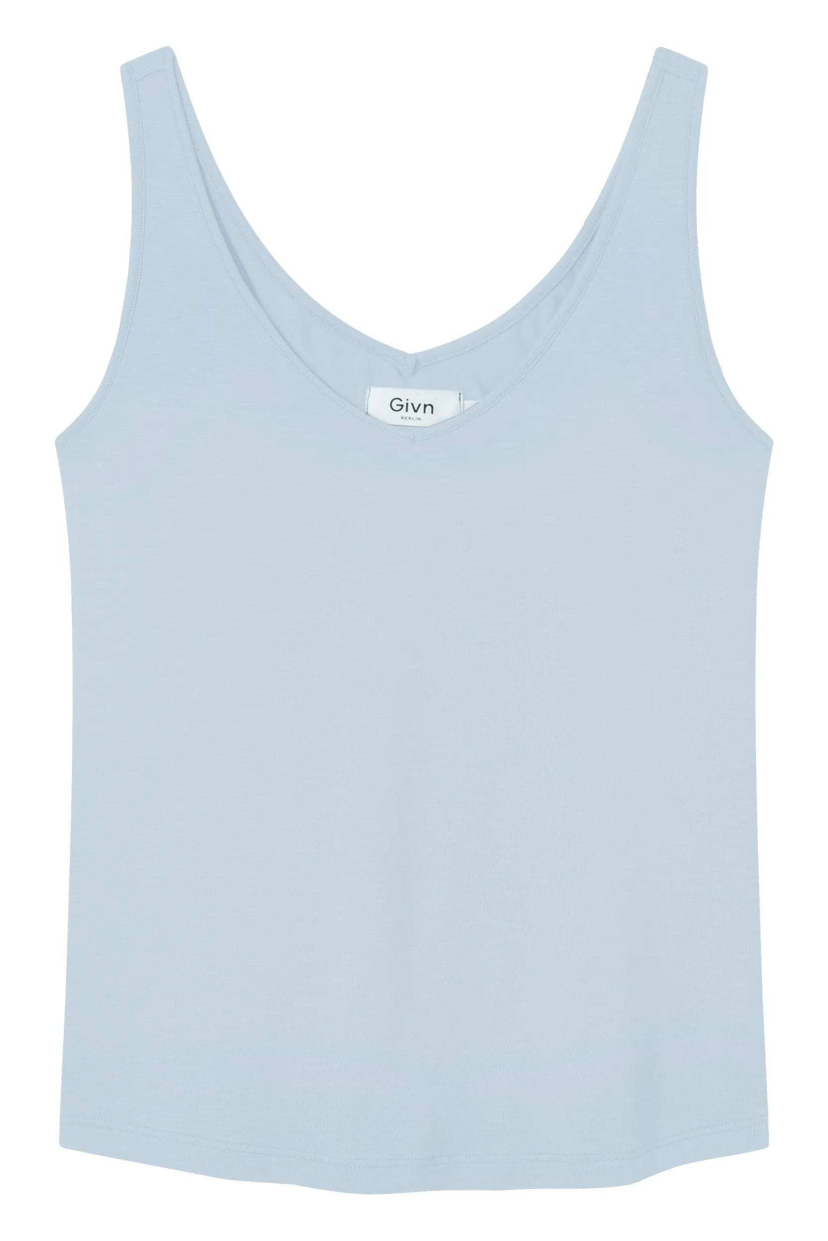 Top VICTORIA in TENCEL™ Lyocell - Misty Blue (Tencel) Givn Berlin