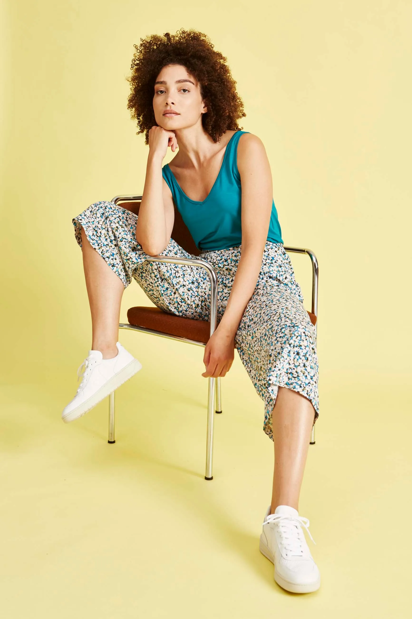 Top VICTORIA in TENCEL™ Lyocell - Sea Green (Tencel) Givn Berlin