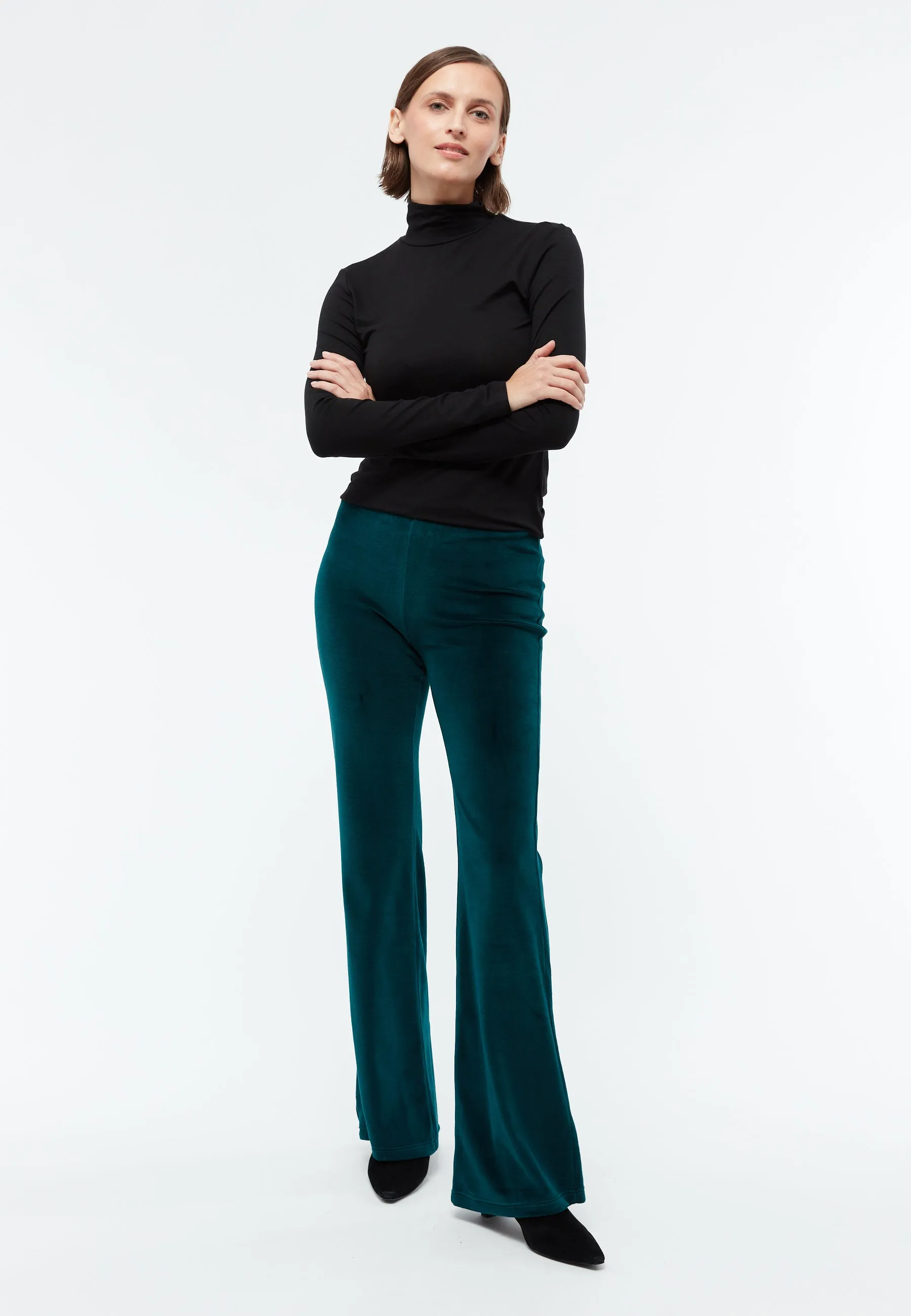 Turtleneck longsleeve VIDA in TENCEL™ Lyocell - Black (Tencel) Givn Berlin