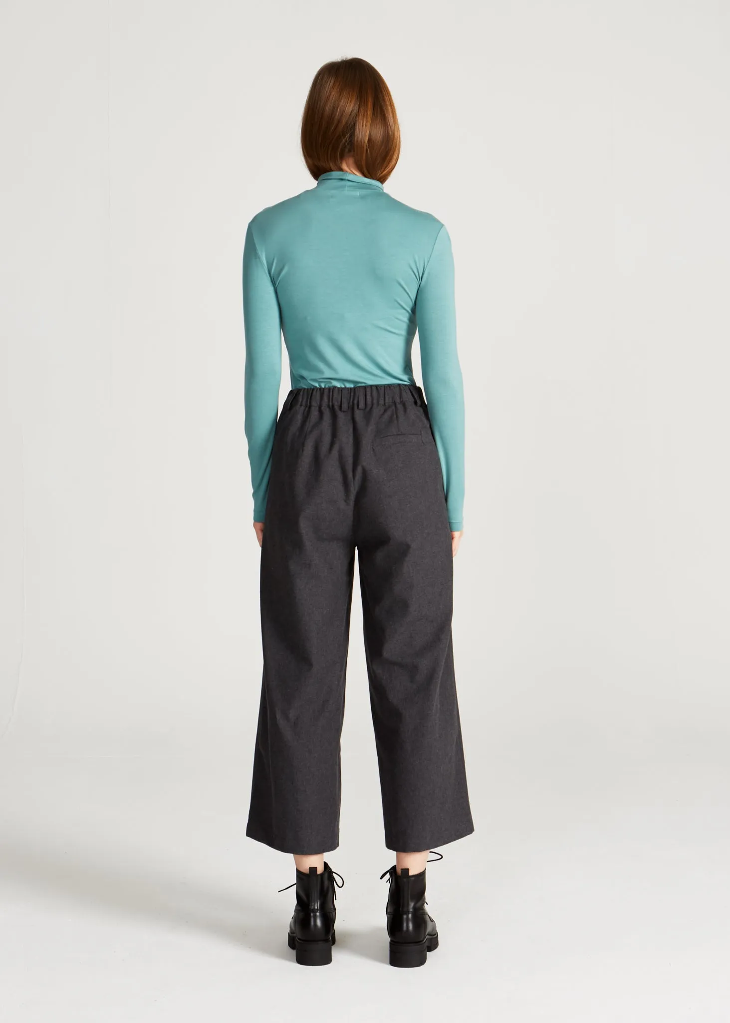 Turtleneck longsleeve VIDA in TENCEL™ Lyocell - Dark Mint (Tencel) Givn Berlin