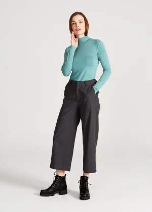 Turtleneck longsleeve VIDA in TENCEL™ Lyocell - Dark Mint (Tencel) Givn Berlin