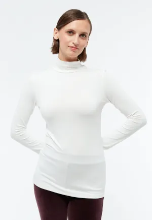 Turtleneck longsleeve VIDA in TENCEL™ Lyocell  - Undyed (Tencel) Givn Berlin