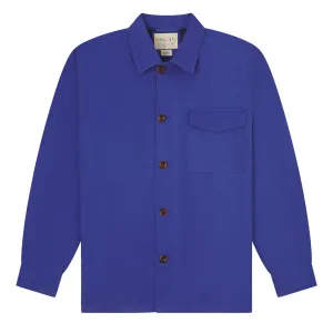 USKEES 3003 Buttoned Workshirt Ultra Blue