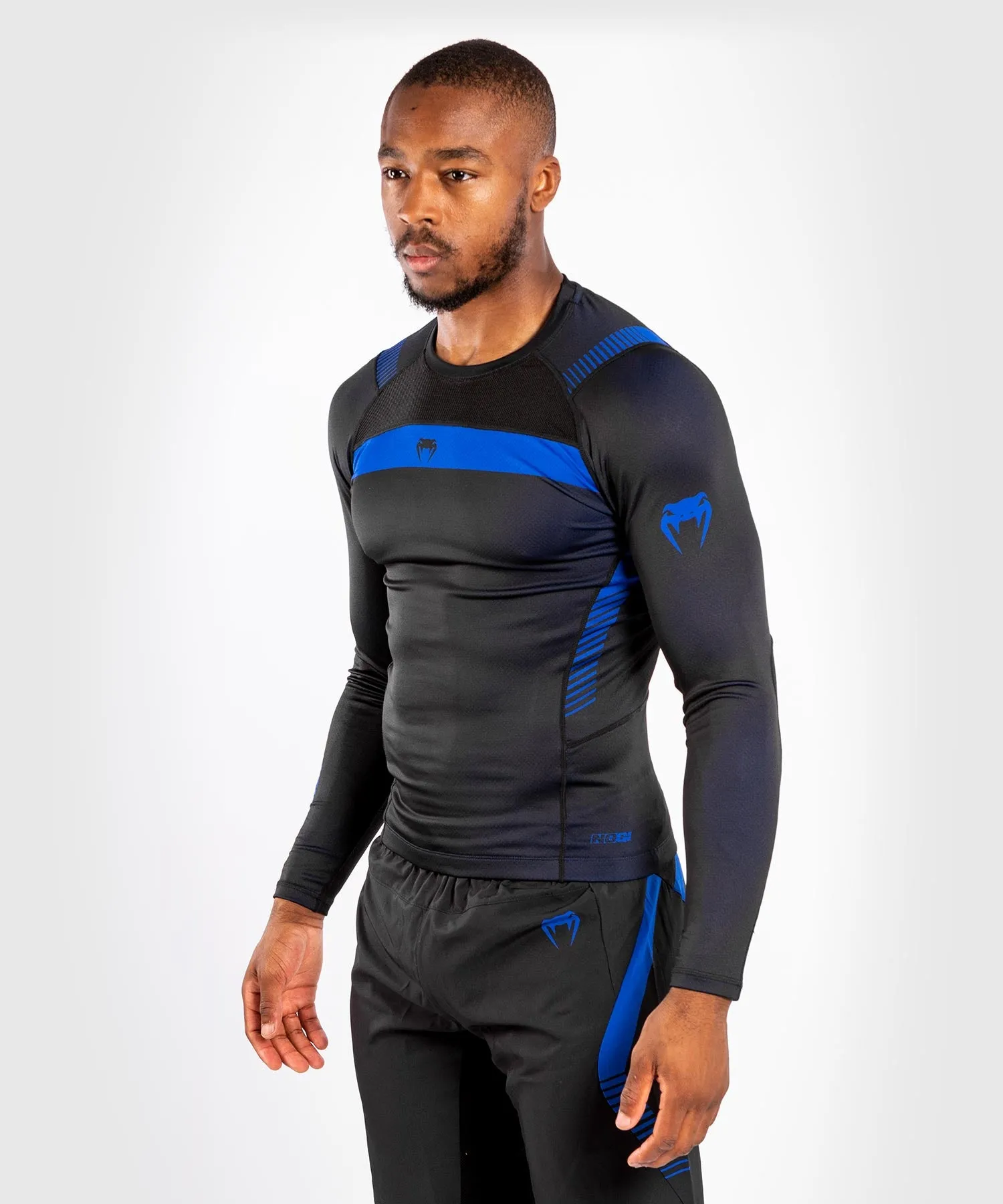 Venum NoGi 3.0 Rashguard - Long Sleeves - Black/Blue