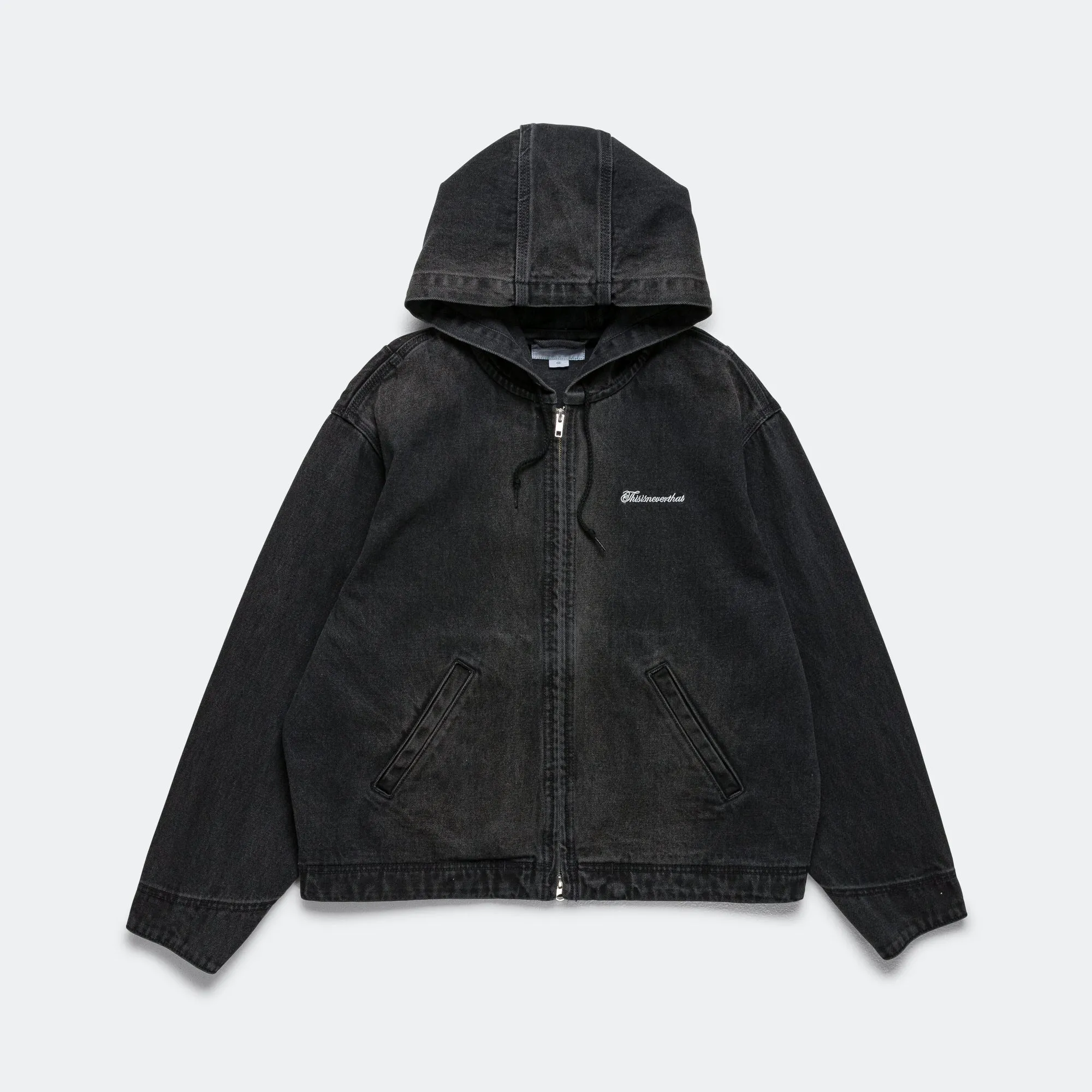 Washed Carpenter Jacket - Black