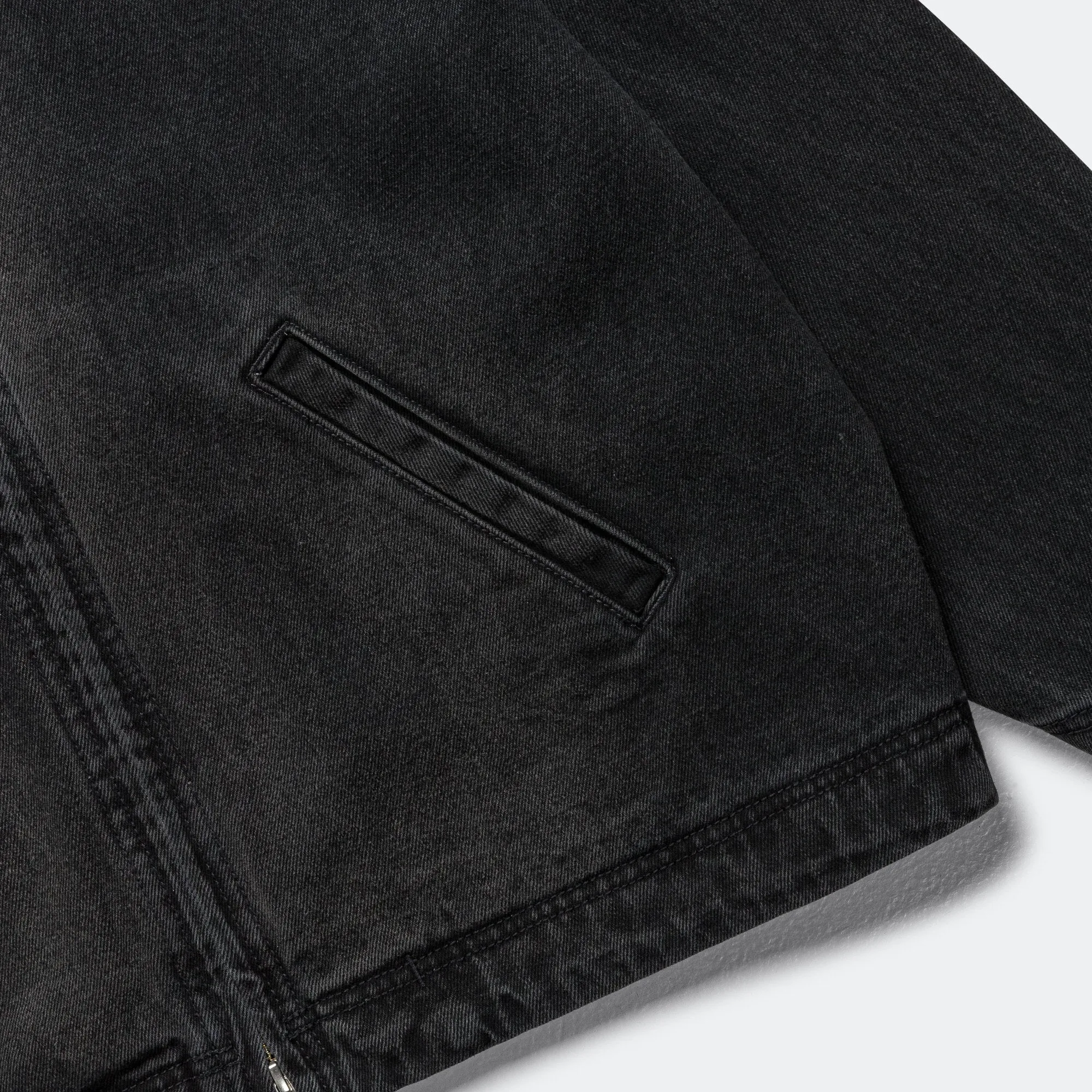 Washed Carpenter Jacket - Black