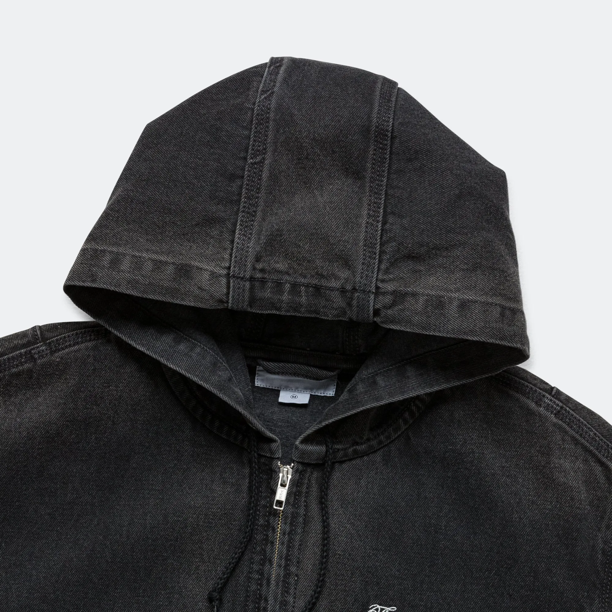 Washed Carpenter Jacket - Black