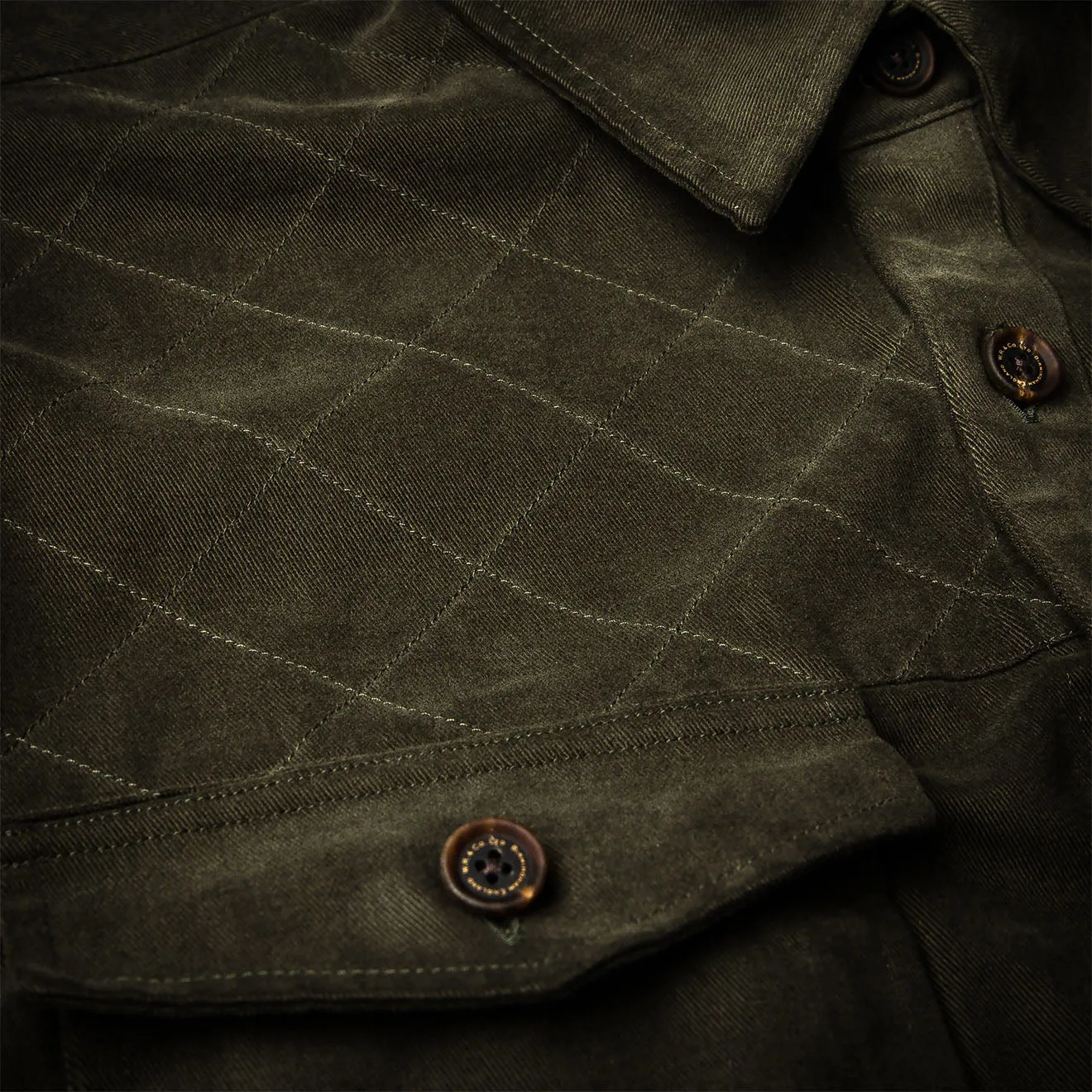 Westley Richards The Expedition Safari Shirt Brushed Green
