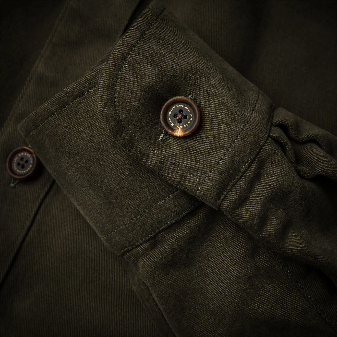 Westley Richards The Expedition Safari Shirt Brushed Green