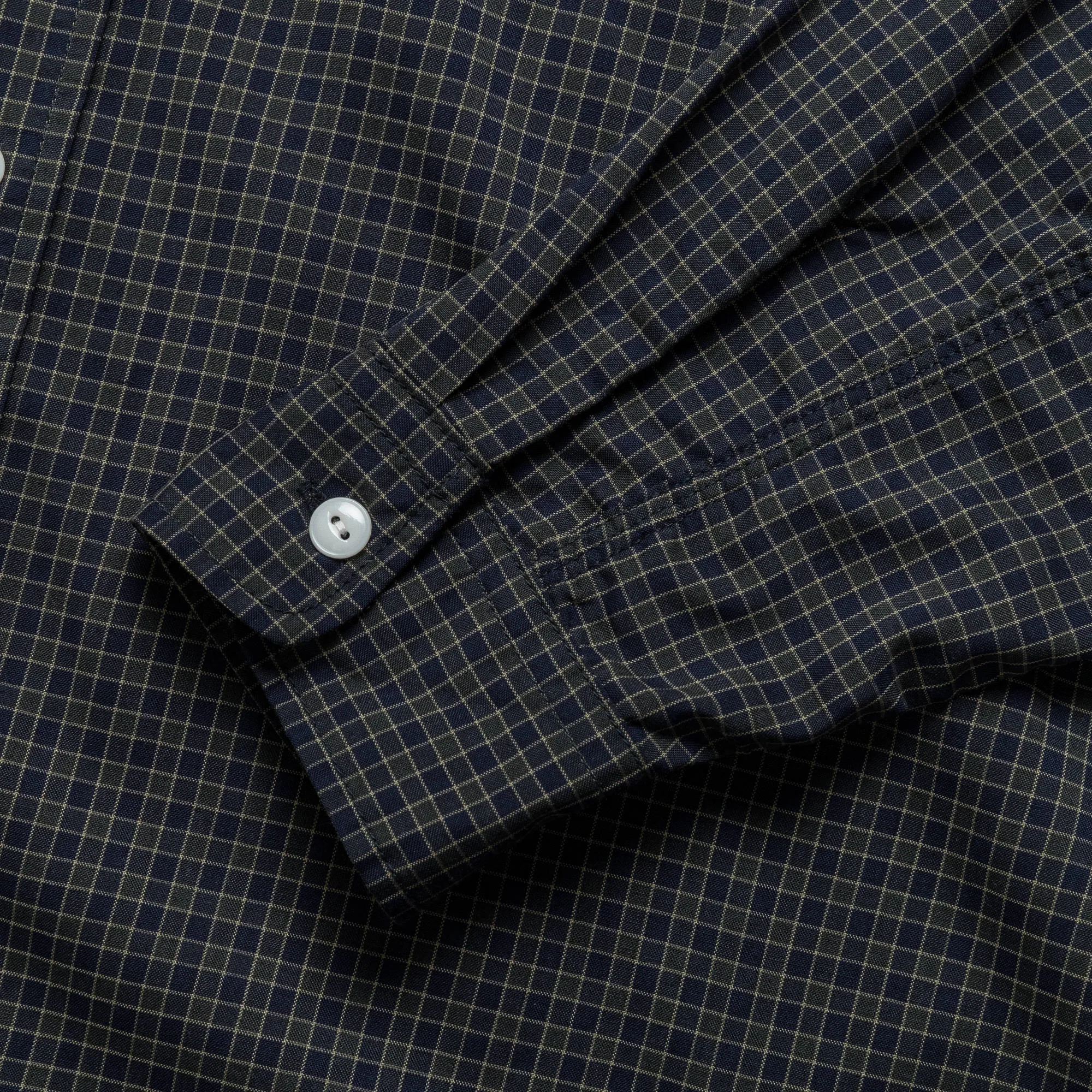 WORK Wool Plaid Shirt - Green