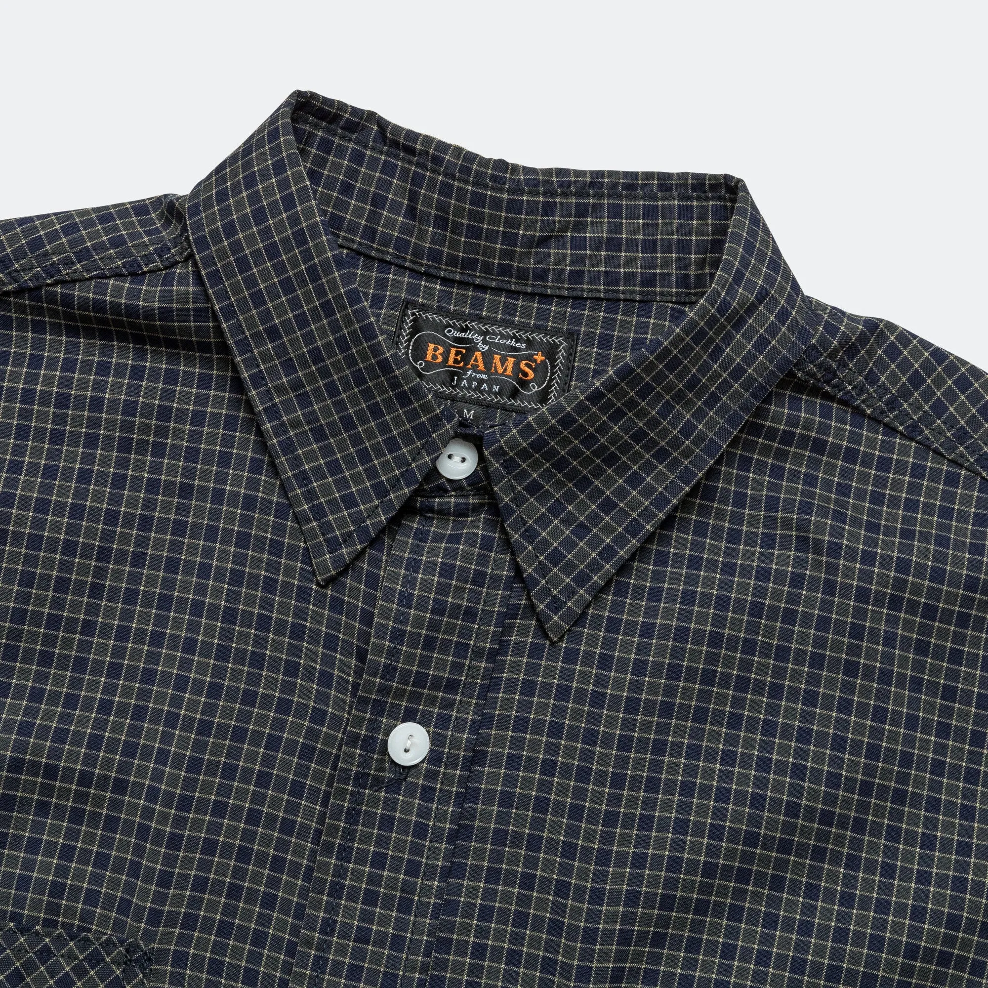 WORK Wool Plaid Shirt - Green