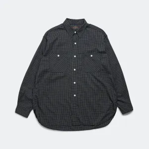 WORK Wool Plaid Shirt - Green